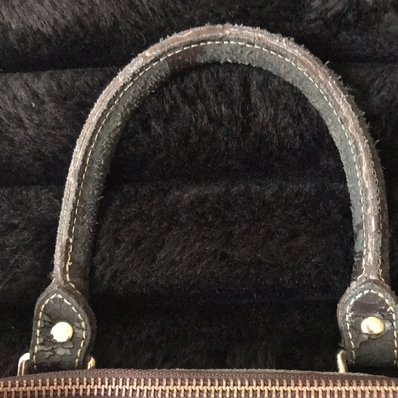 ♥️Woman’sVintage Gucci Boston Canvas Bag *FIRM PRICE* - Picture 14 of 15